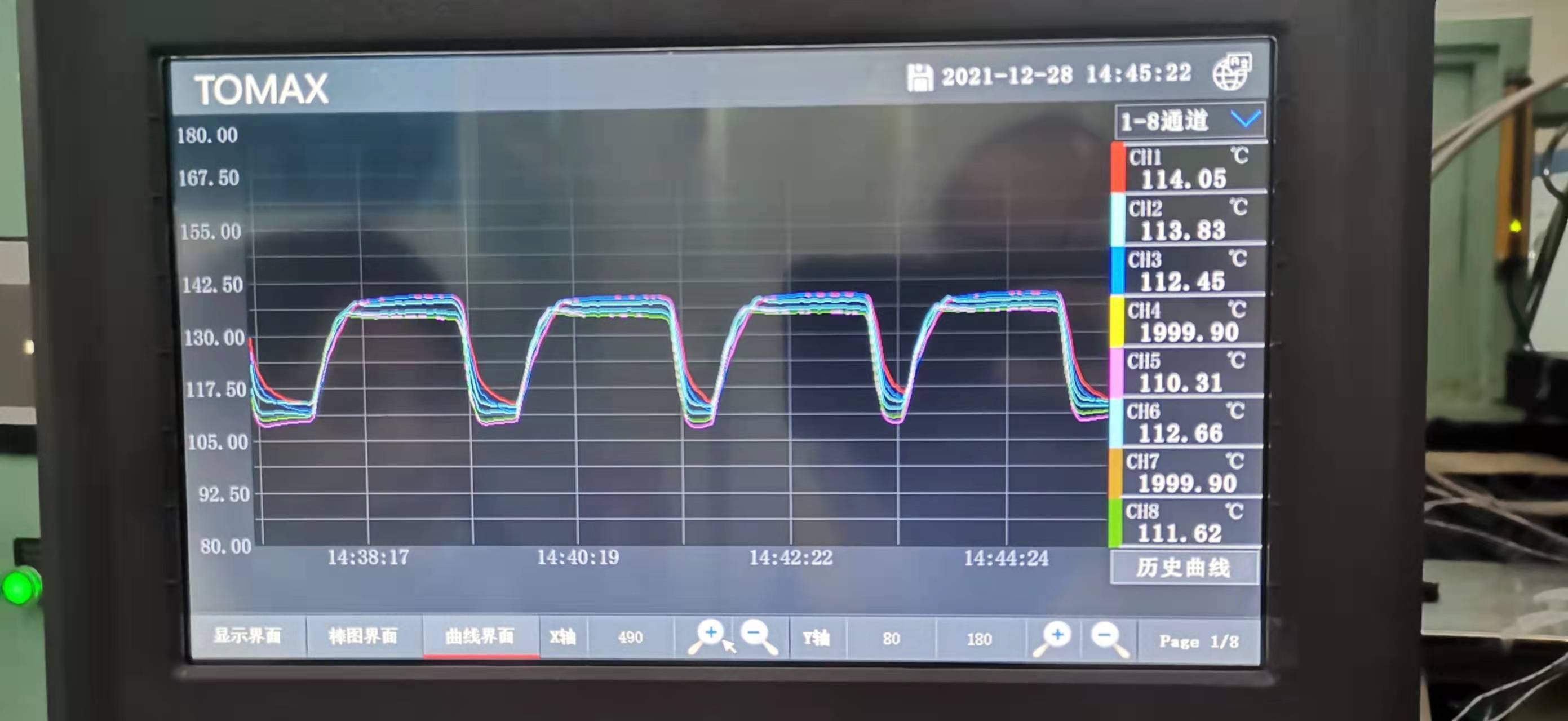 MCRM-08B應用于硅膠成型，實現(xiàn)140℃恒溫并急冷急熱溫控。